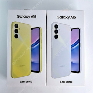 갤럭시 A15 128GB 옐로우 라이트블루 새상품 공기계 북부모바일~