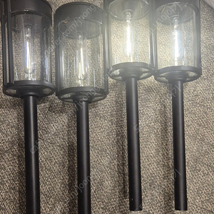 코스트코 gtx LED 태양광 조명 4개 세트 태양열 충전 잔디등 정원등 정원인테리어 (택포)