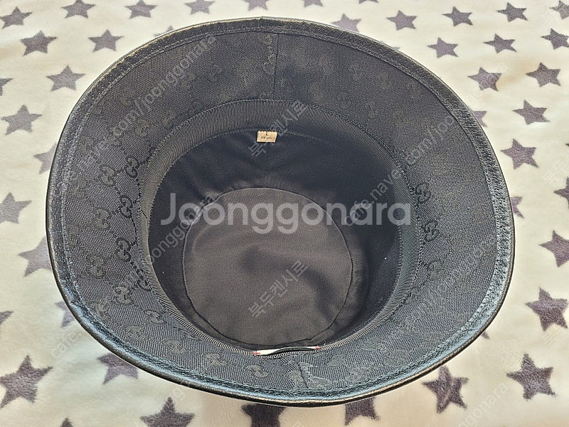 구찌 버킷햇 블랙 라지(남여공용)--3