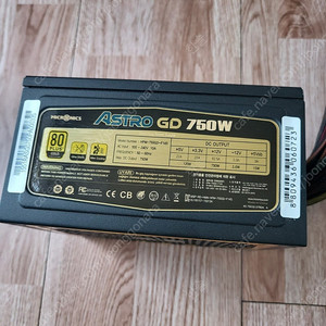 마이크로닉스 astro gd 750w 80plus 골드 파워 판매합니다.