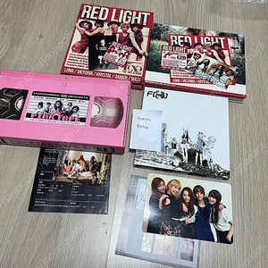 f(x) 에프엑스 앨범 판매(핑크테이프, 일렉트로닉 쇼크, 레드라이트 A버젼, B버젼)