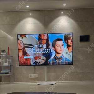 엘지 75인치 TV + 빌티니 스탠드XL