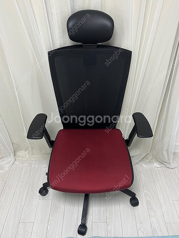 시디즈 퍼시스 T500HF 의자 블랙, 레드--2