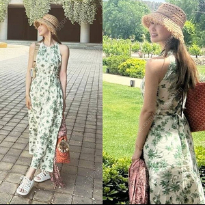 산드로 이다해 휴양지 원피스 드레스 55~66