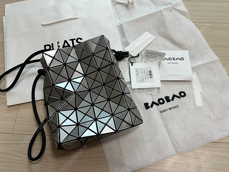 비오바오 링백 실버 새상품컨디션--0