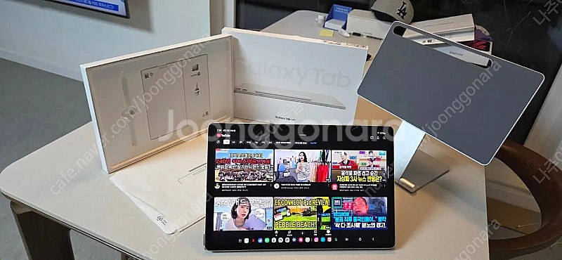 갤럭시탭 s9+ 박스풀셋 정품케이스--0