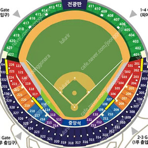 6월 4일 수요일 6월 5일 목요일 3루 오렌지석 블루석 중앙 네이비석 2연석 4연석 통로석 6/4 6/5 [잠실야구장]