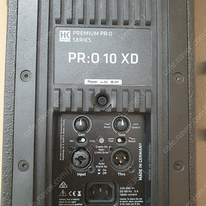 hk 오디오 액티브 프리오10인치 스피커 두통 팝니다 1250w 130데시빌