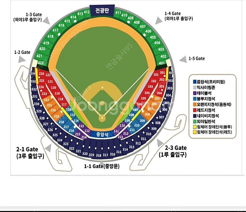 6월8일 6/8(일) 롯데 vs 두산 3루네이비(네렌지...--0
