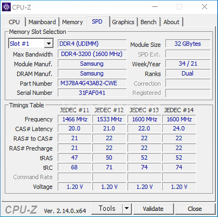 삼성전자 DDR4 32GB PC4-25600 × 4개 ...--2
