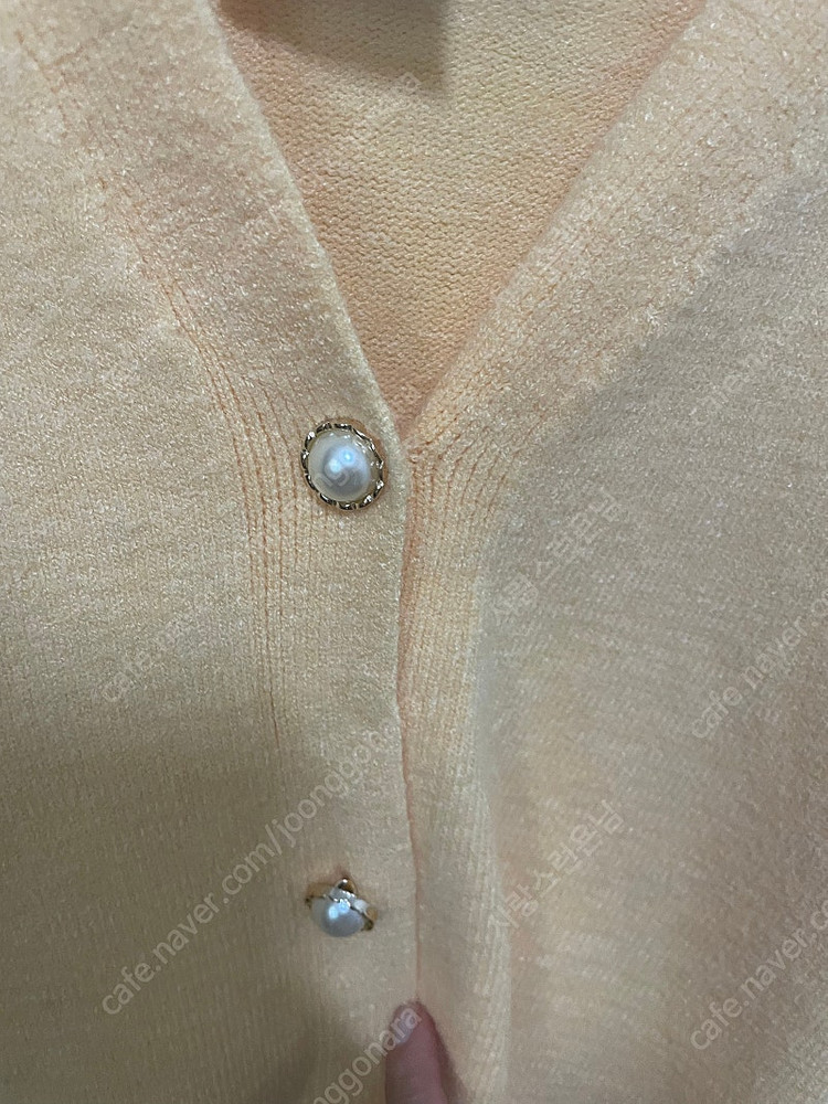 레코브 진주단추 가디건(새제품)--2