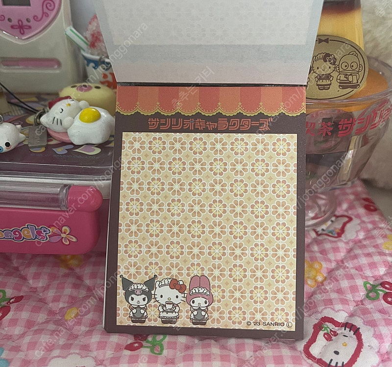 스위츠 카페 키티 메모지 떡메 일본 다꾸 디저트 메모지 메이드 산리오 고전문구 고잔완구 메이드키티 디저트키티 이미지