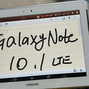 갤럭시노트 10.1 LTE (E230) S펜 및 충전케이블포함 A급