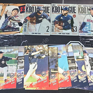 2025 KBO 카드 각구단별 (럭키 홀로 포함),(김도영 최지훈 클로버)