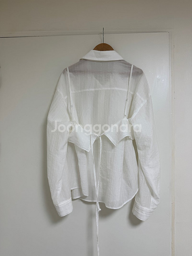 하우투러브미 마릴 뷔스티에 셔츠 블라우스 세트--2