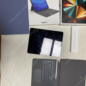 아이패드프로 5세대 셀룰러 512GB ,애플펜슬2,로지텍 콤보터치 ,풀박스