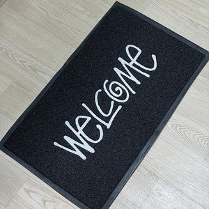 스투시 웰컴 매트 블랙 Stussy PVC Welcome Mat(Black) 러그 카펫