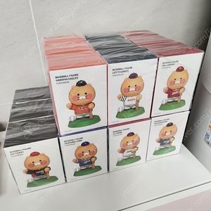 (미개봉 새제품) 한정판 KBO 프로야구 카카오프렌즈 춘식이 피규어 - 기아 KIA 엘지 LG 한화 삼성 두산 롯데 SSG