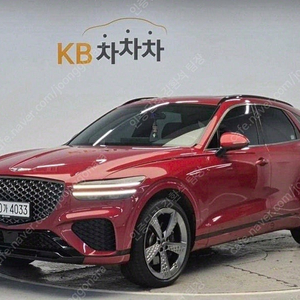 GV70 중고 GV70 빨간색 2021년식 2.5T 가솔린 AWD 스포츠 중고차 할부조건