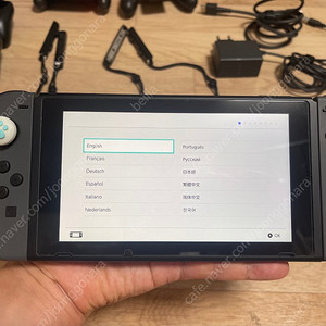 닌텐도 스위치 그레이 배터리 개선판 풀세트!!