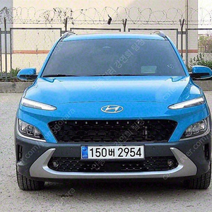 코나 하이브리드 중고 코나 더뉴코나 중고차 파란색 2022년식 637km 인스퍼레이션 중고차 싼곳