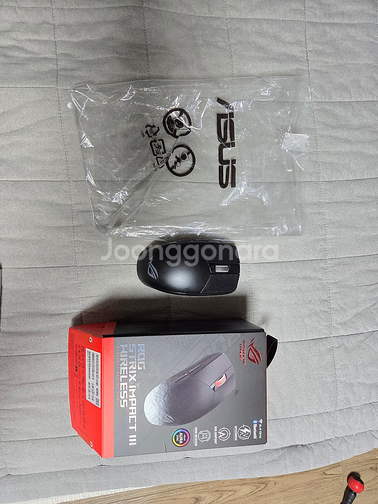 아수스 rog impact3 무선 마우스 임팩트3 무선--0