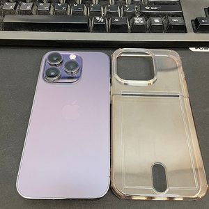 아이폰14프로 퍼플 256GB 상태좋은 중고65만팝니다.