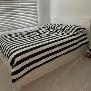 IKEA MALM 말름 오토만 침대 화이트 150x200 프레임