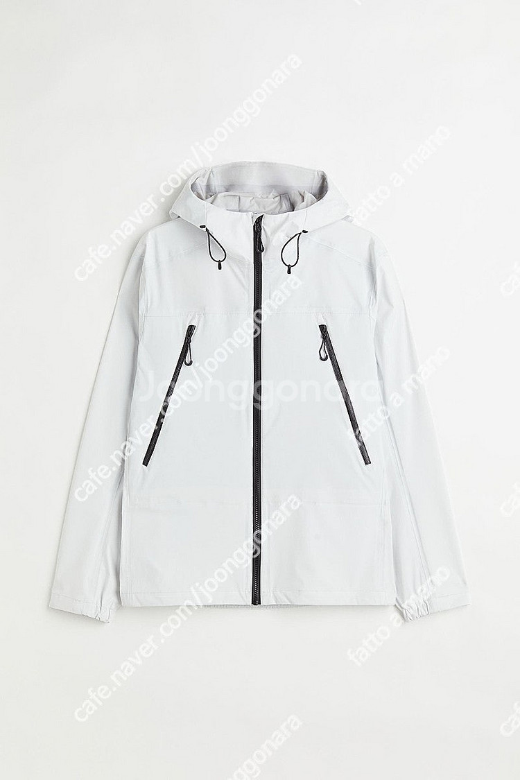 H&M 스톤그레이 발수 코팅 쉘 자켓 점퍼 XL--1