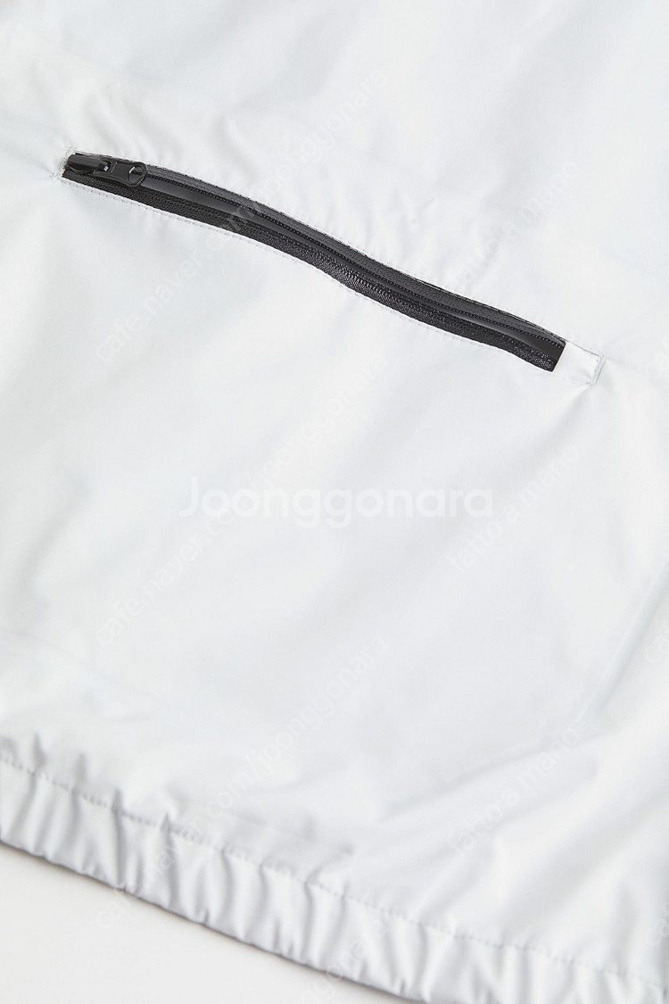 H&M 스톤그레이 발수 코팅 쉘 자켓 점퍼 XL--3