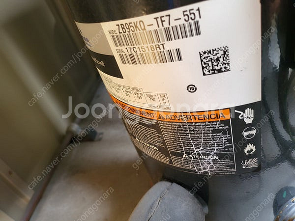10HP, 15HP 부성 공랭식 냉각기(콘덴싱 유니트)--7