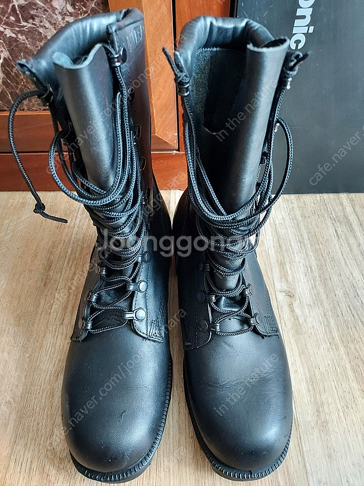 밀리터리 박스손잡이 미국산가죽군화 각--4