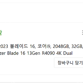 Razer Blade 16" GEN13 2024 early (RZ09-0483UKJ4), 한국 정발, i9 13950HX, 1TB SSD * 2, 32GB RAM, RTX4090