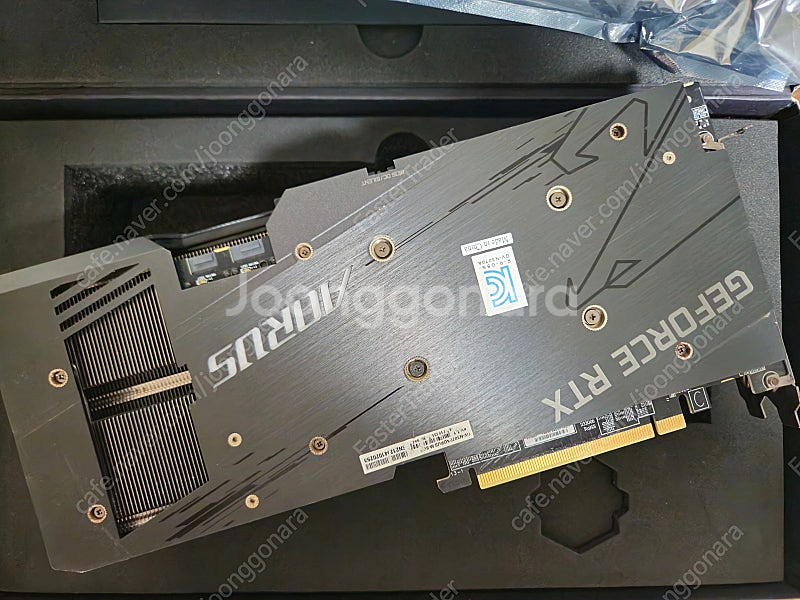 RTX 3080TI 어로스마스터 판매합니다 최상급 제품--2
