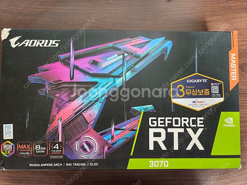 RTX 3080TI 어로스마스터 판매합니다 최상급 제품--3