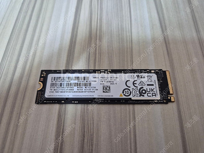삼성전자 PM9A1 M.2 NVMe SSD 1TB--0