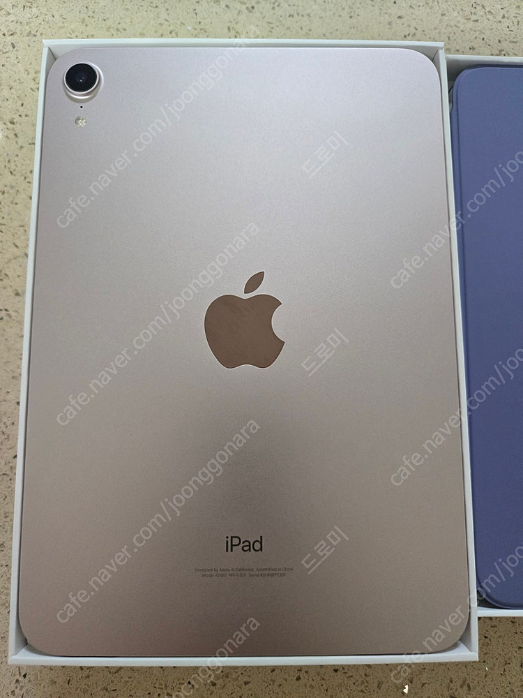 [아이패드] 미니6 wifi 핑크 64gb + 정품 스마트 폴리오--3