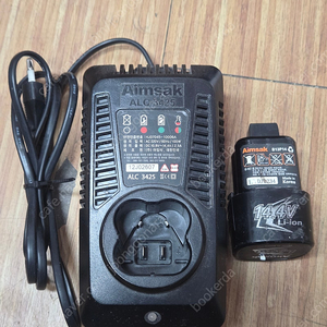 아임삭 충전기 ALC3425 + 14.4 V 리튬배터리 1.3Ah (택배포함)
