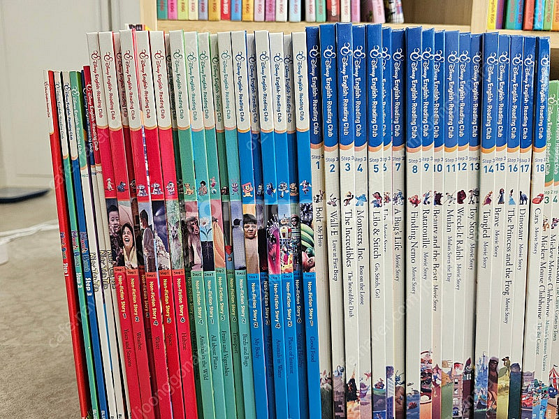 디즈니 잉글리시 리딩클럽 책, CD 전체 판매합니다.--1