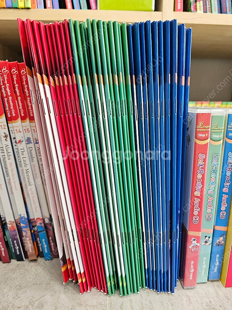 디즈니 잉글리시 리딩클럽 책, CD 전체 판매합니다.--3