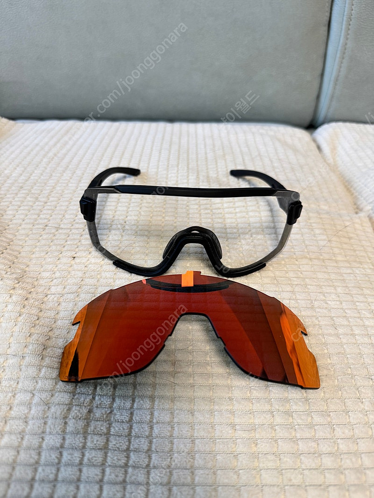 스미스 고글 와일드캣 매트블랙 크로마팝 레드 렌즈+투명렌즈 전체구성품 O--9