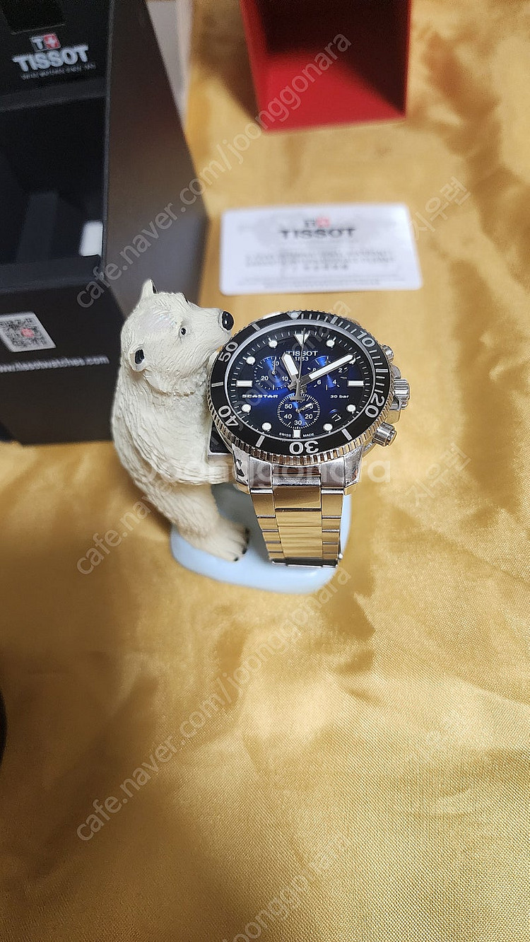 티쏘 TISSOT 시스타1000 크로노그래프청판44m--5