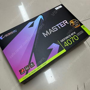 [판매] 기가바이트 4070super 어마 (어로스마스터)
