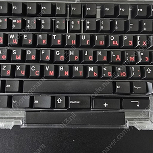 JTK Classic Cyrillic black 삼중사출 키릴 키캡