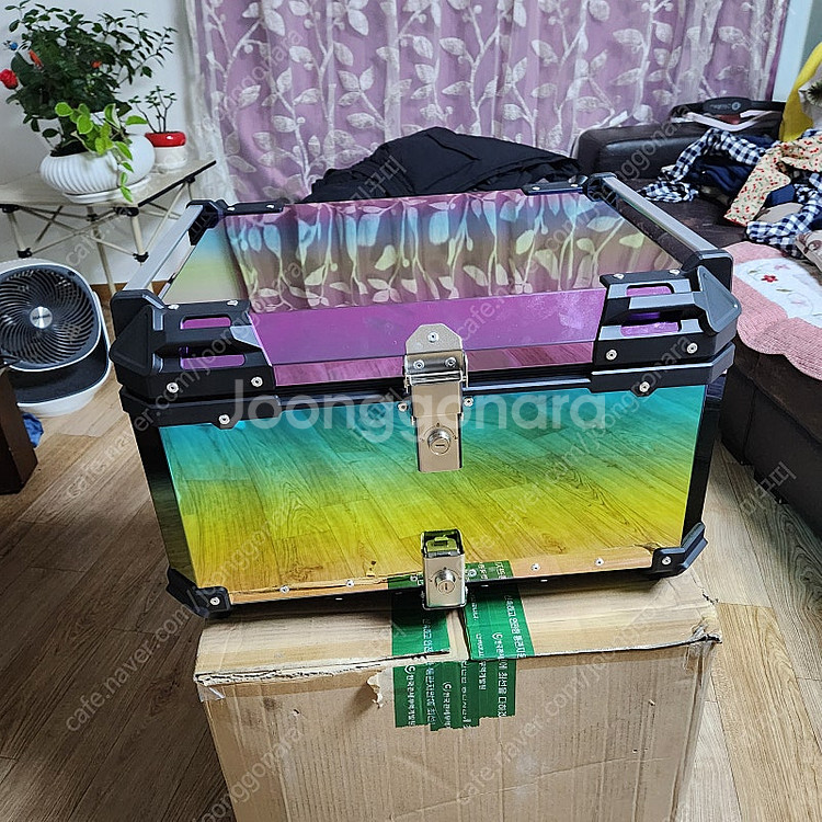 레인보우 알루미늄 탑박스 80리터 B급 미사용 새상품 ...--0