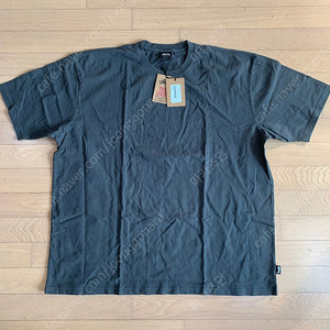 [XXL] stussy 스투시 헤비웨이트 피그먼트 다이드 반팔 티셔츠 블랙