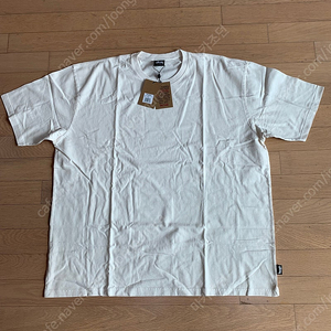 [XXL] stussy 스투시 헤비웨이트 피그먼트 다이드 반팔 티셔츠 내츄럴