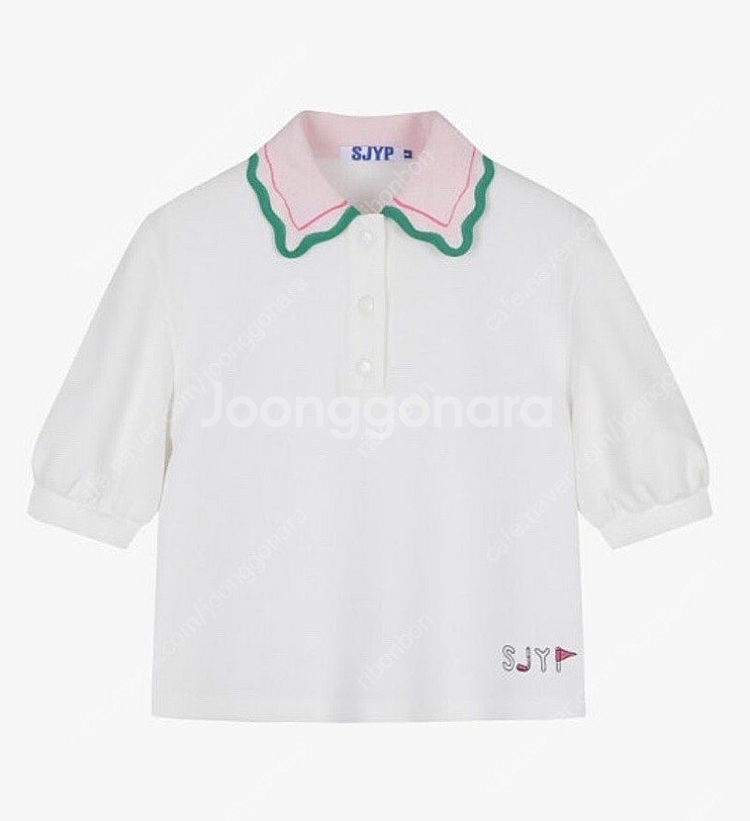 골프웨어 SJYP 효민 골프티셔츠--0