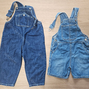 쌍둥이 자라 청멜빵바지(2~3세)