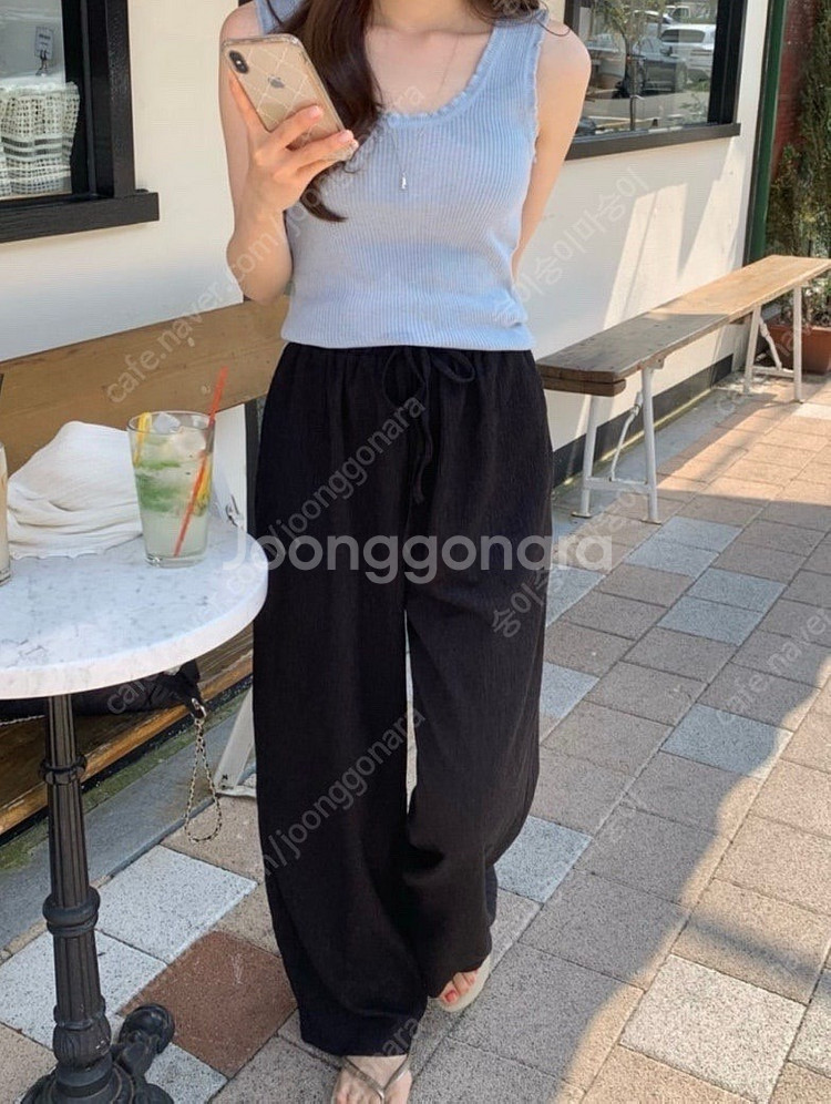 플랜트샵 Pleats summer pants--1